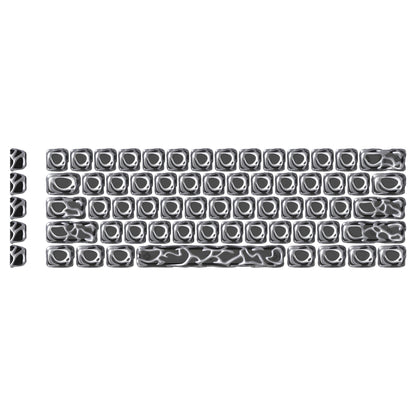 XVX Venom Themed Liquid Metallic Electroplating ABS+PC Keycap Set