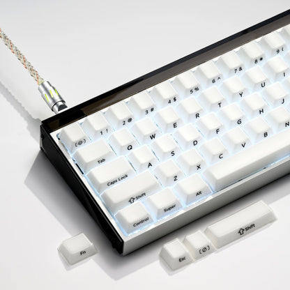 XVX Velvet Jelly Side-Printed Translucent Cherry Profile Double-Shot Keycap Set
