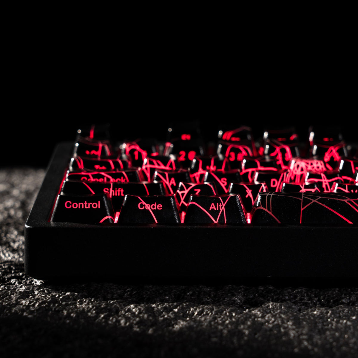 XVX IMD Spider Web Shine-Through OEM Profile 118-Key Keycap Set