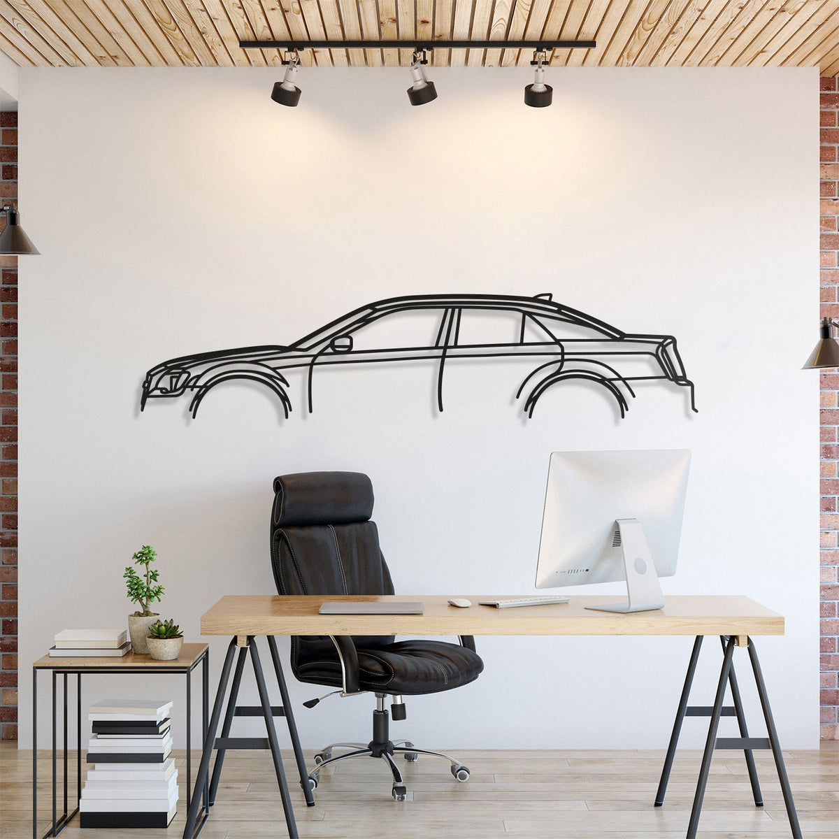 2016 300S Metal Car Wall Art  - MT0550
