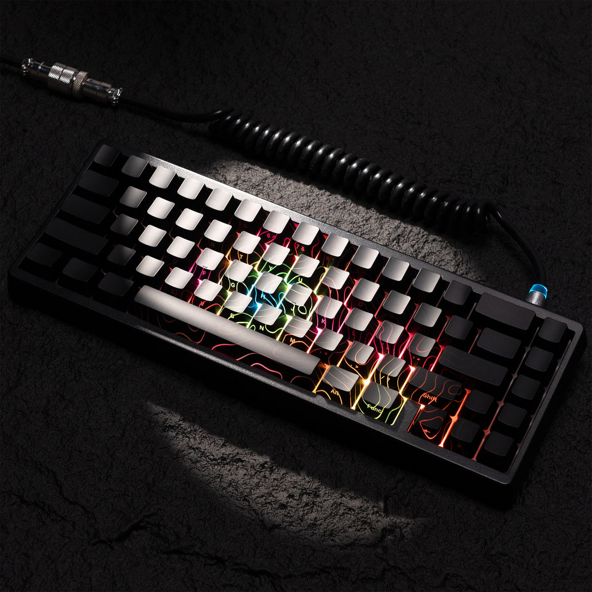 XVX IMD Phantom Topographic Pattern Shine-Through OEM Profile Keycap Set