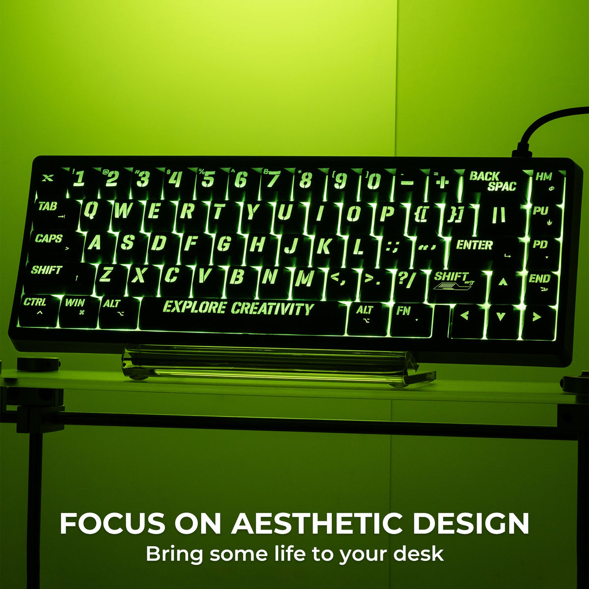 XVX IMD MIAMI Pattern Shine-Through OEM Profile 118-Key Keycap Set