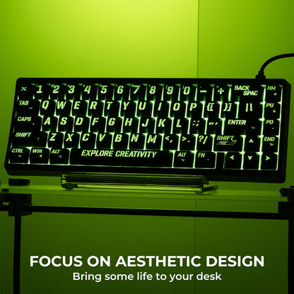 XVX IMD MIAMI Pattern Shine-Through OEM Profile 118-Key Keycap Set