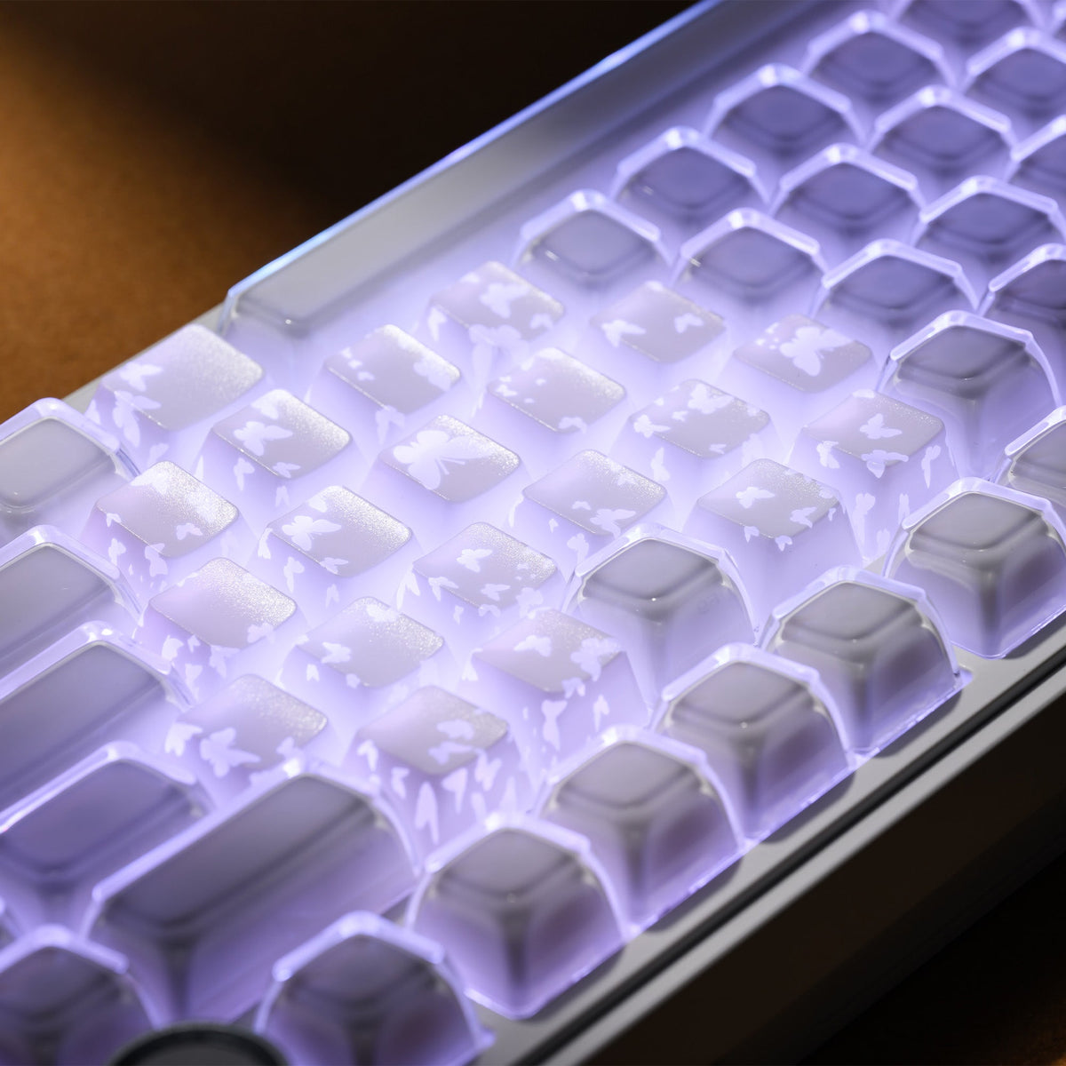 XVX IMD FlutterBloom Heart Layout 21-Key Artisan Keycap Set