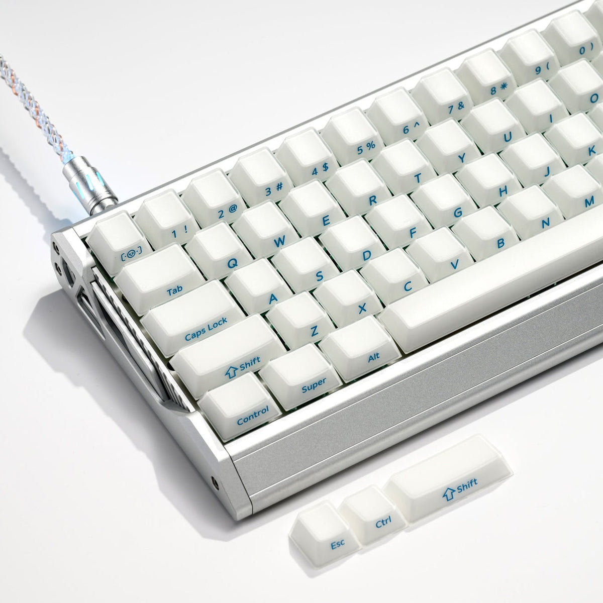 XVX Velvet Jelly Side-Printed Translucent Cherry Profile Double-Shot Keycap Set