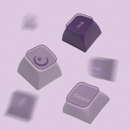 XVX Lavender Purple Dye-Sublimation XVX Profile 123-Key PBT Keycap Set