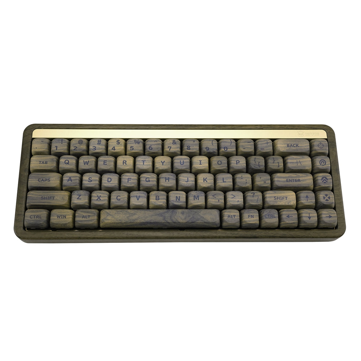 XVX Walnut Texture MOA  Profile Dye-Sublimation PBT 130-Key Keycap Set