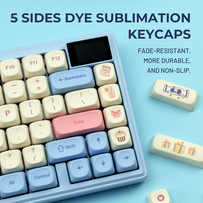 XVX Rainbow Candy MOA Profile Dye-Sub 143-Key PBT Keycap Set