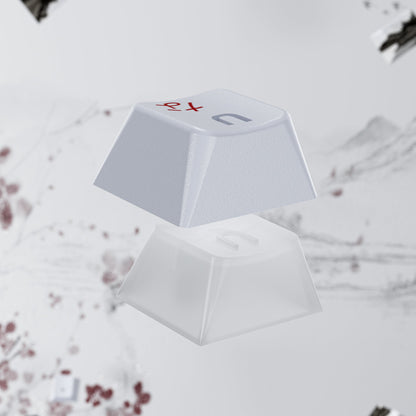 XVX Plum Blossom Cherry Profile Dye-Sublimation PBT Keycap Set