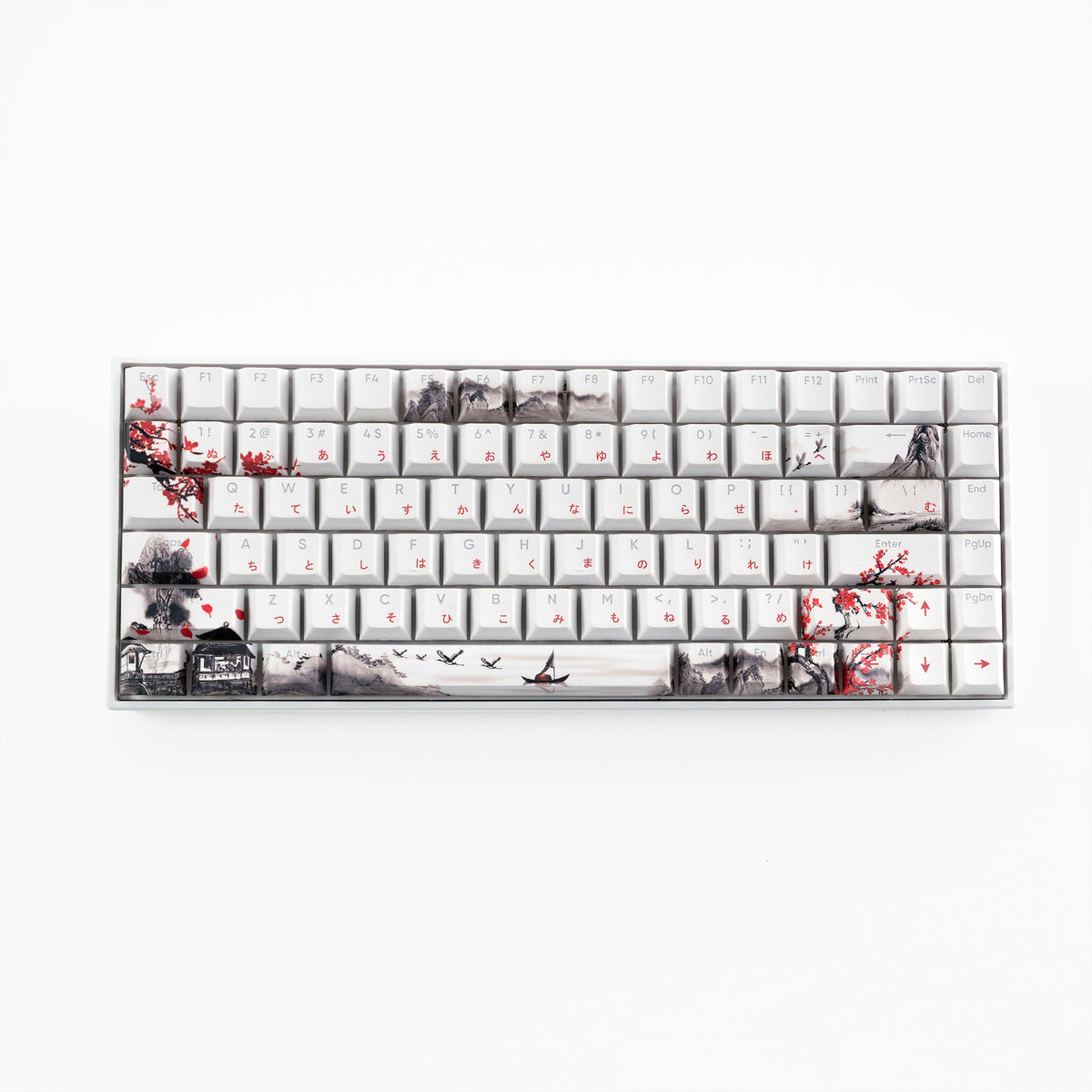 XVX Plum Blossom Cherry Profile Dye-Sublimation PBT Keycap Set