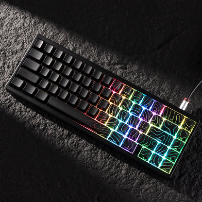 XVX IMD Phantom Topographic Pattern Shine-Through OEM Profile Keycap Set