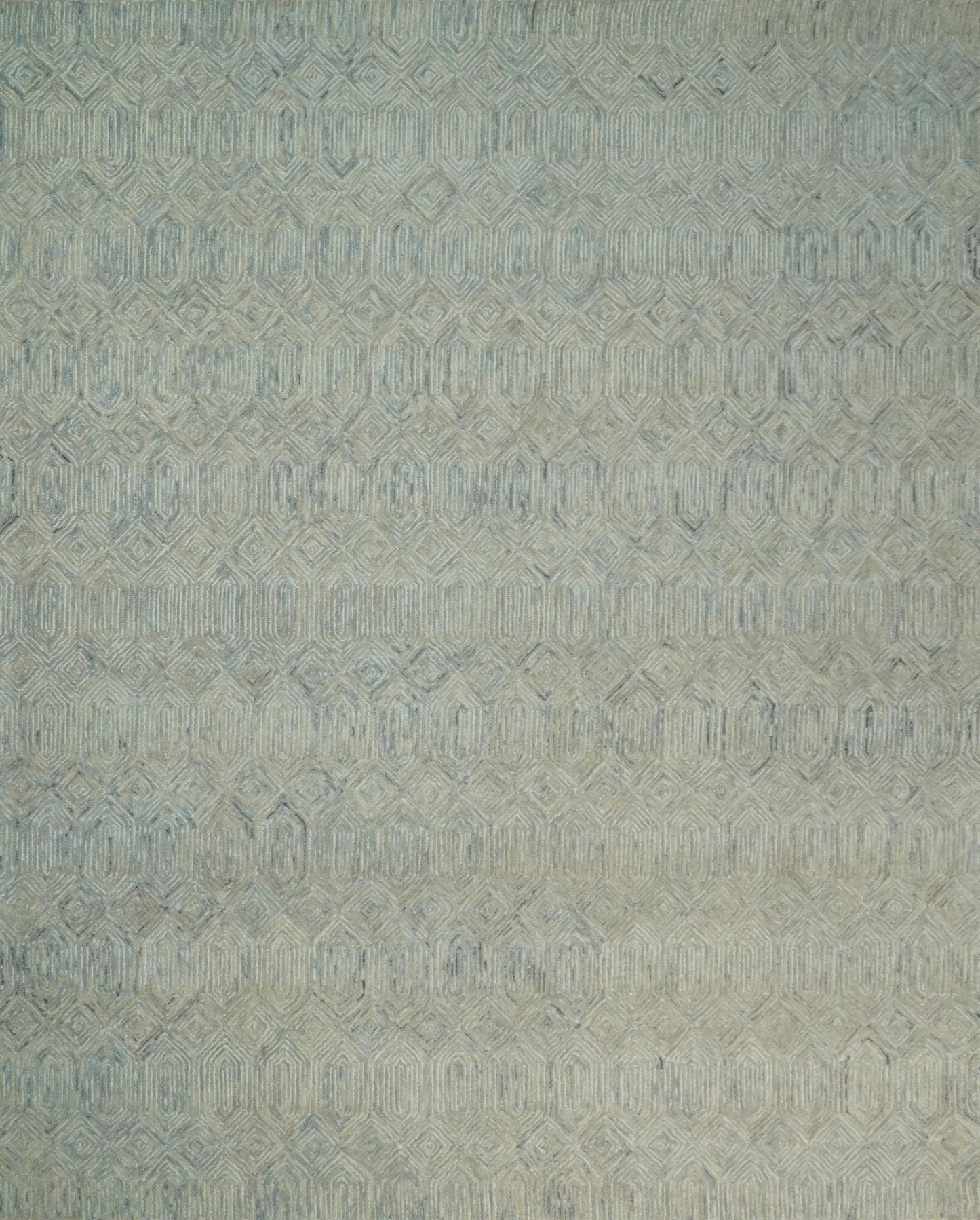 Beige Modern Style Hand Tufted Wool Area Rug