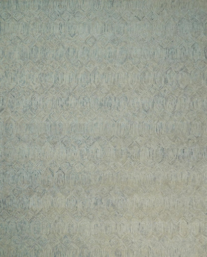 Beige Modern Style Hand Tufted Wool Area Rug