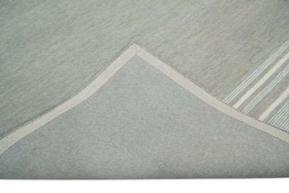 Gray Modern Style Hand Tufted Wool Area Rug