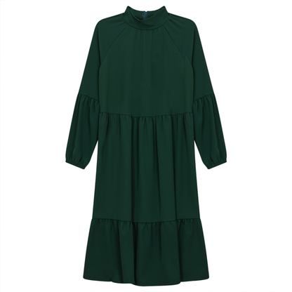 Tiered Dress With Zip