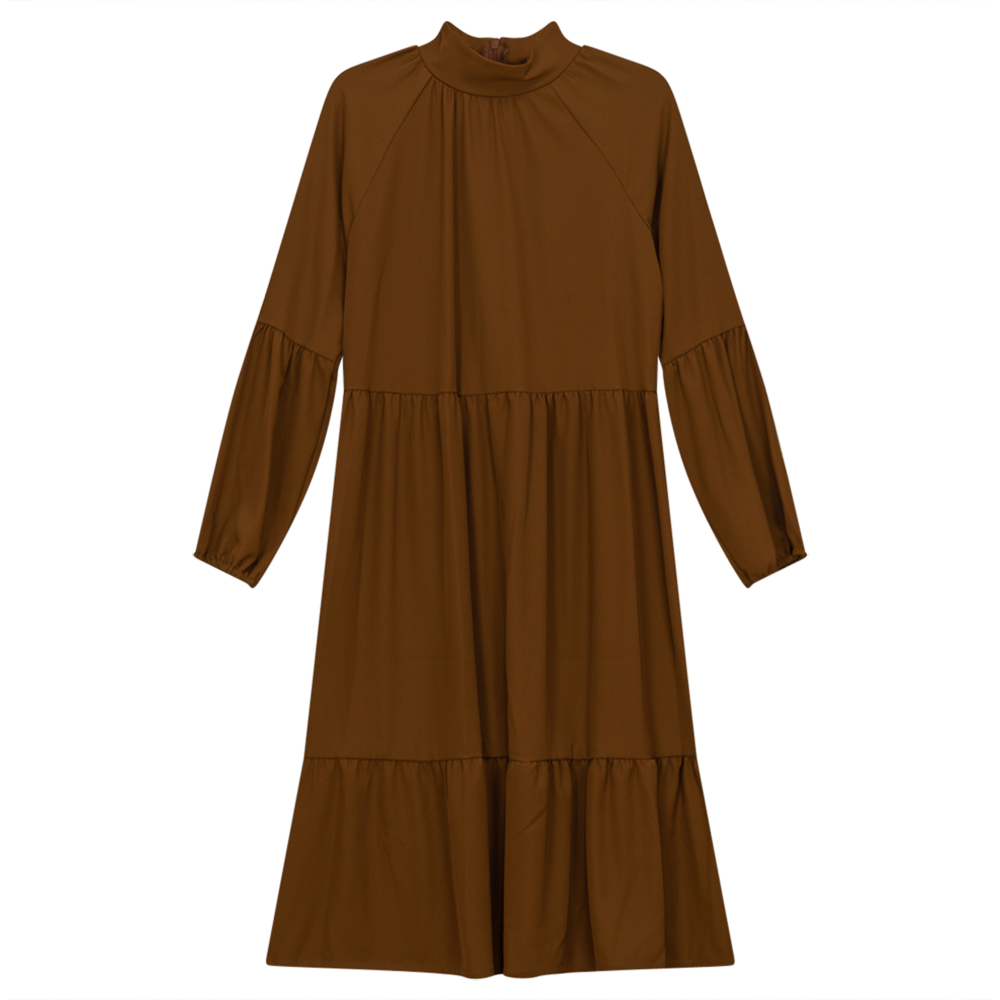 Tiered Dress With Zip