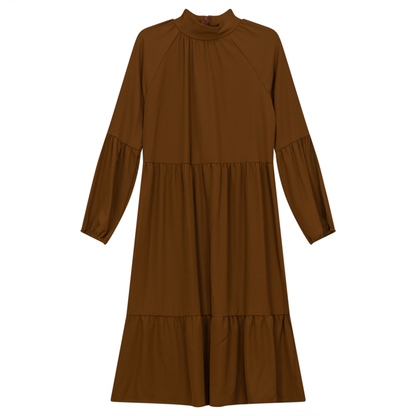 Tiered Dress With Zip