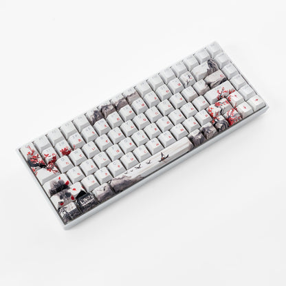 XVX Plum Blossom Cherry Profile Dye-Sublimation PBT Keycap Set