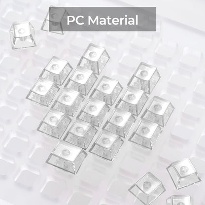 XVX Fizz Heart Series Cherry Profile PC 21-Key Artisan Keycap Set