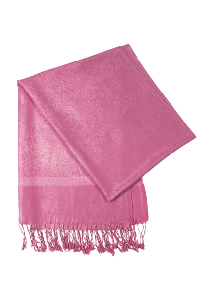Sakkas 70" x 28" Paisley Self-Design Pashmina Shawl / Wrap / Stole