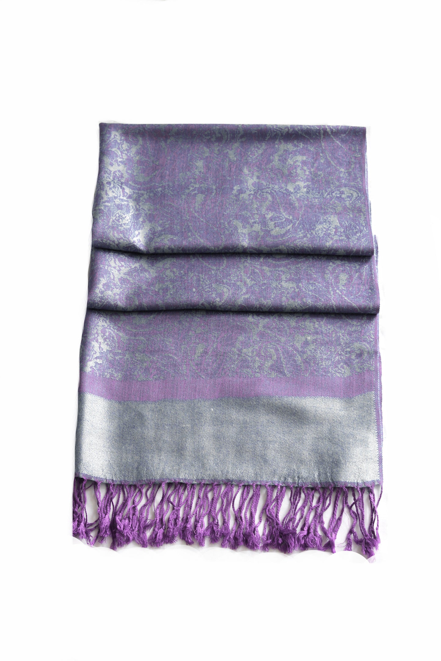 Sakkas 70" x 28" Paisley Self-Design Pashmina Shawl / Wrap / Stole