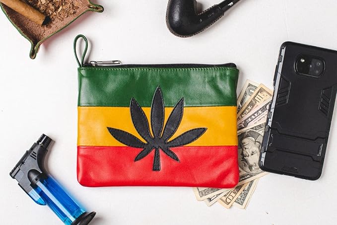 Rastahfarian Colors Tobacco Stash Storage Bag