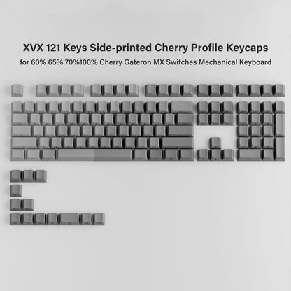 XVX Gradient X-Axis Series Side-Printed Cherry Profile 121-Key PBT Keycap Set