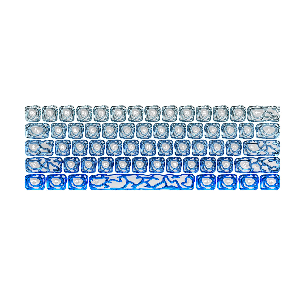 XVX Venom Themed Liquid Metallic Electroplating ABS+PC Keycap Set