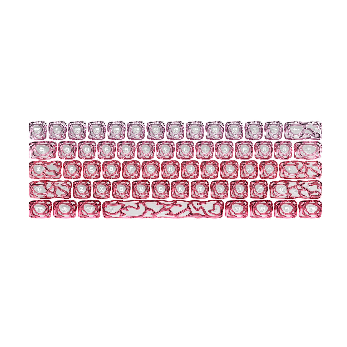 XVX Venom Themed Liquid Metallic Electroplating ABS+PC Keycap Set