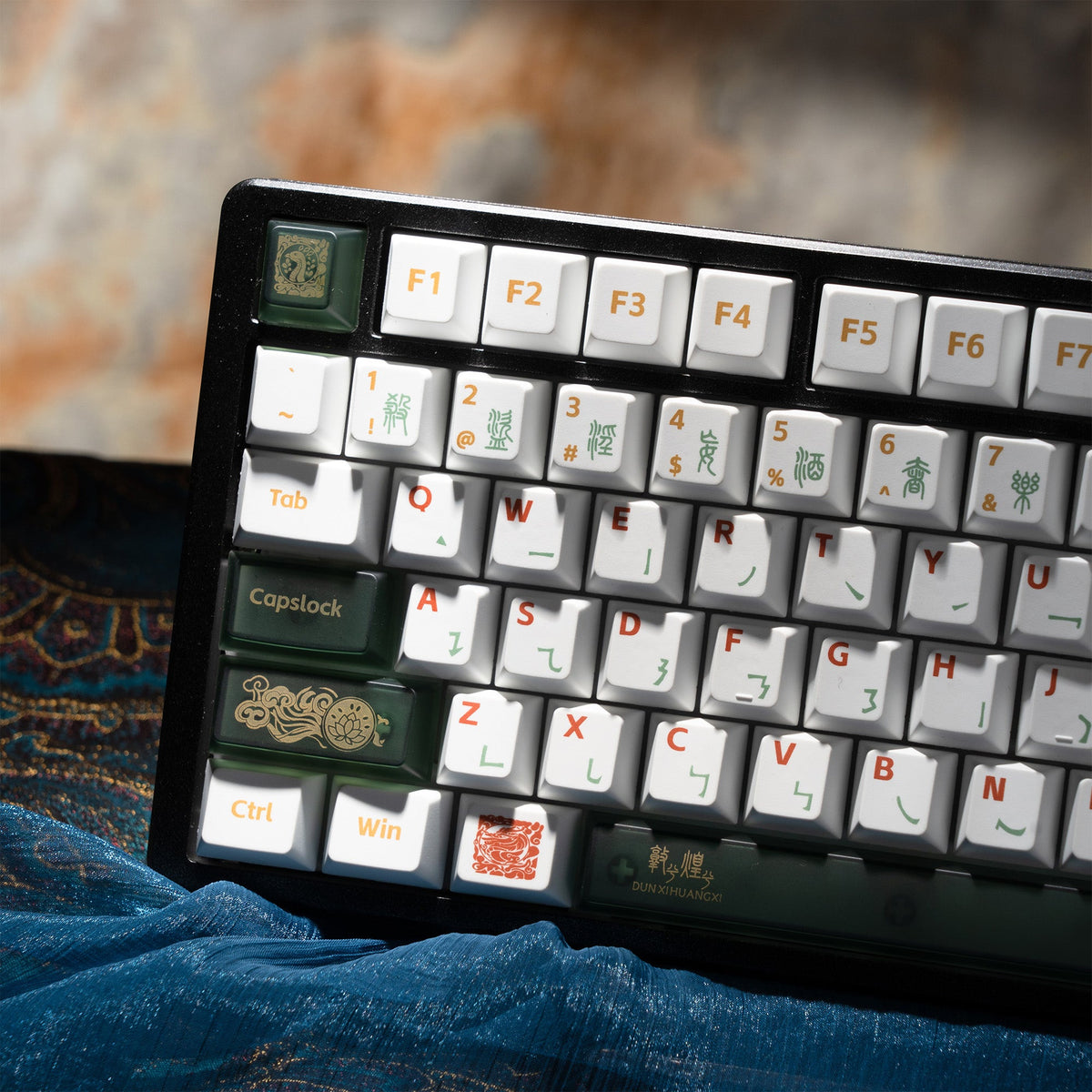 XVX Dunhuang Themed Cherry Profile PBT+PC 212-Key Keycap Full Set