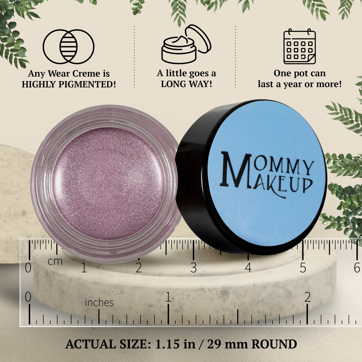 Elsa Any Wear Creme - A Waterproof Multi-tasking creme to powder product for eyes, cheeks & lips. Can be worn anywhere