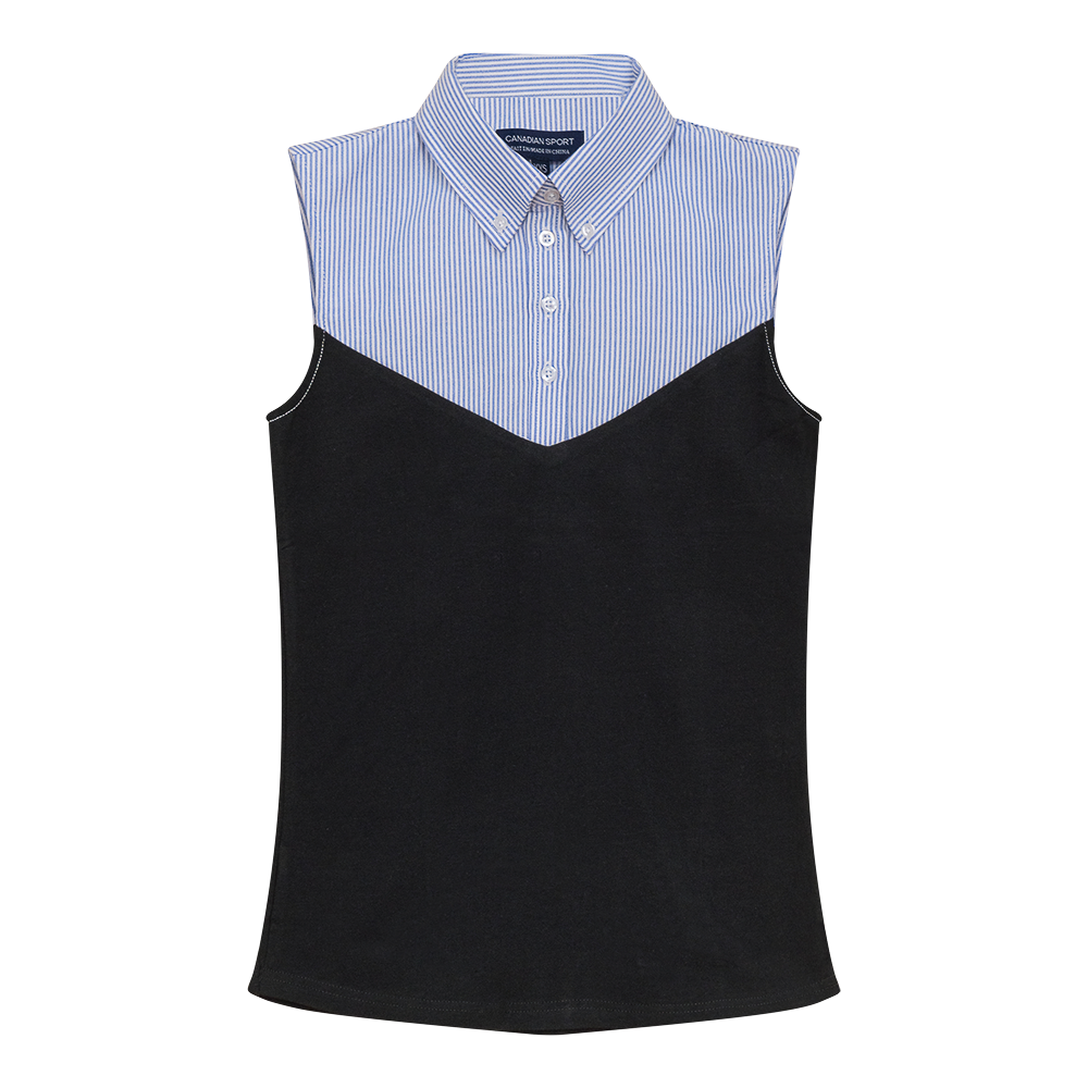 Sleeveless Stripe Shirt