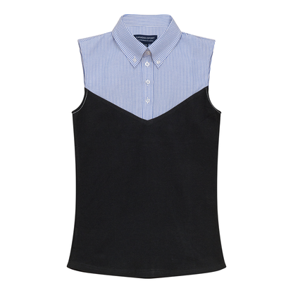 Sleeveless Stripe Shirt