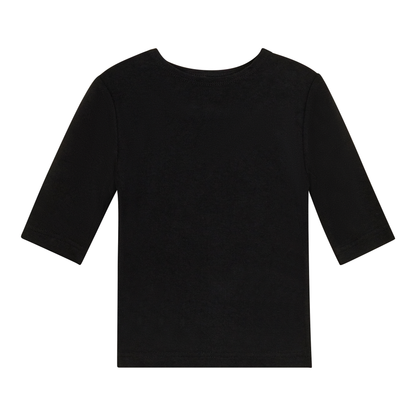 Shell Top With 3/4 Sleeves