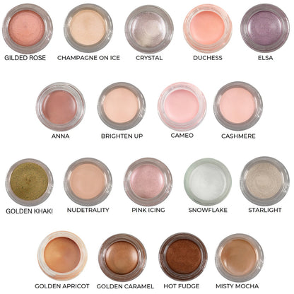 Elsa Any Wear Creme - A Waterproof Multi-tasking creme to powder product for eyes, cheeks & lips. Can be worn anywhere