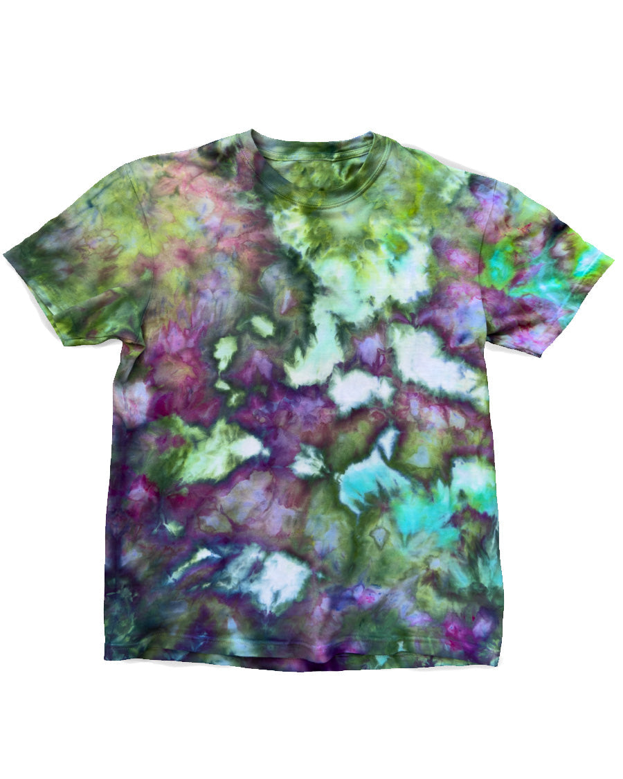 Ice-Dyed T-Shirt – Psychedelic Garden