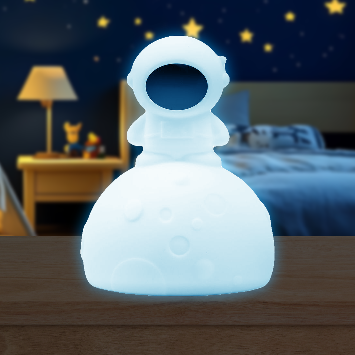 LumiPets Alice the Astronaut Silicone Night Light