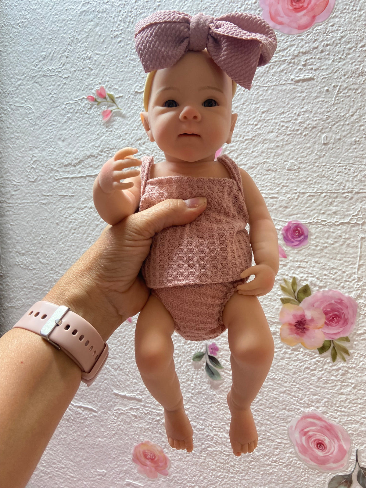 Phoebe 12 in Full Silicone reborn baby Micro Baby open mouth approx 3lbs