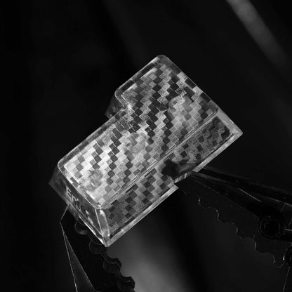 XVX Carbon Fiber Textured Cherry Profile PC Keycap Set