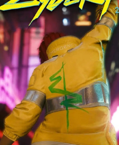 Cyberpunk Edgerunners Yellow Jacket Women's