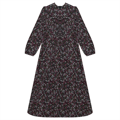 Floral Print Dress with Ruffles