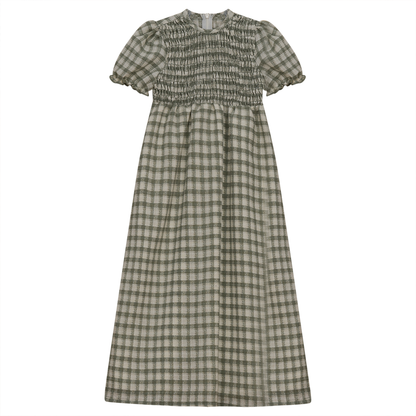 Smocked Long Dress