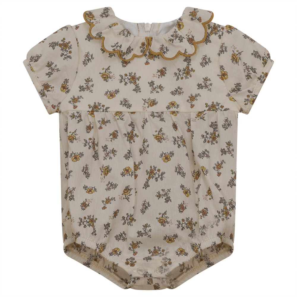 Floral Print Onesie