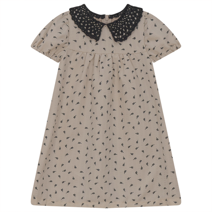 Dress With Lace Collar