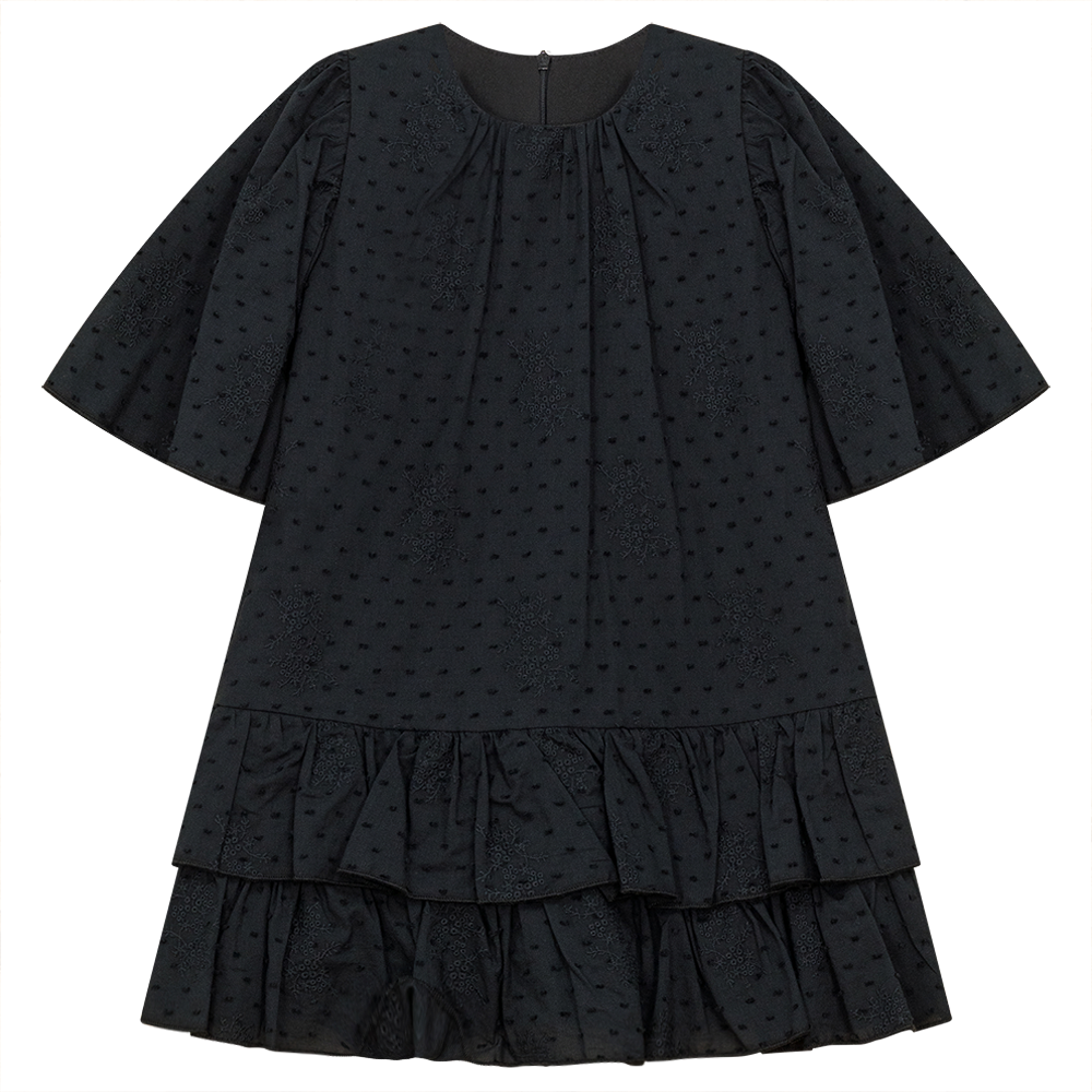 Woven Ruffled Dress