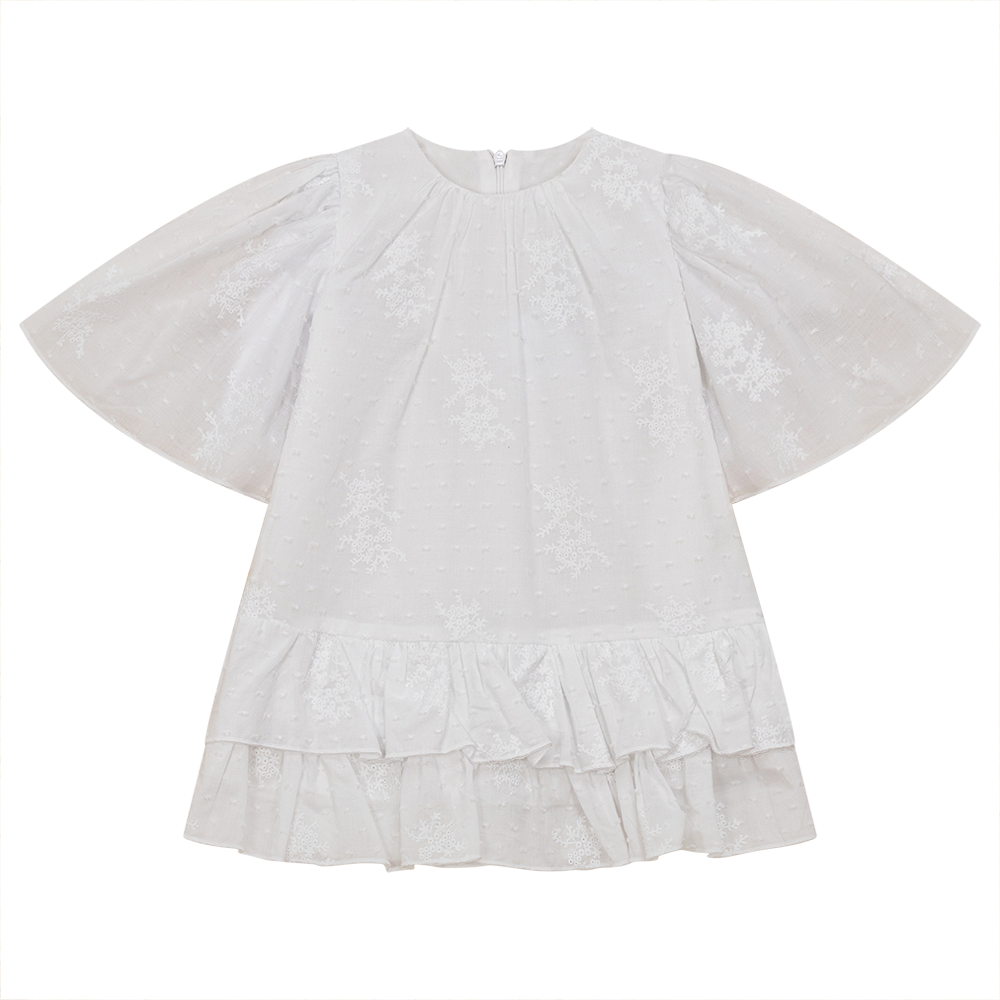 Woven Ruffled Dress