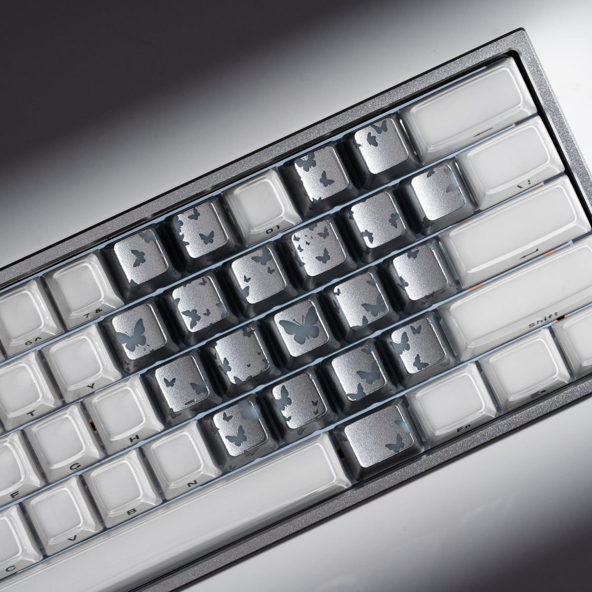 XVX IMD FlutterBloom Heart Layout 21-Key Artisan Keycap Set