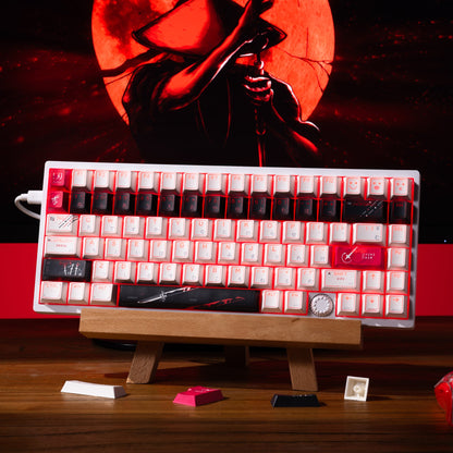 XVX PRISM Shine-Through Double-Shot Cherry Profile 142-Key PBT Keycap Set