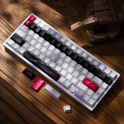 XVX PRISM Shine-Through Double-Shot Cherry Profile 142-Key PBT Keycap Set