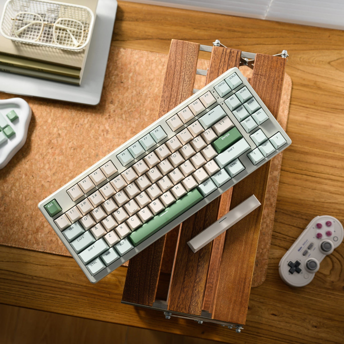 XVX Retro Cherry Series Color Matching Double-Shot PBT Keycap Set